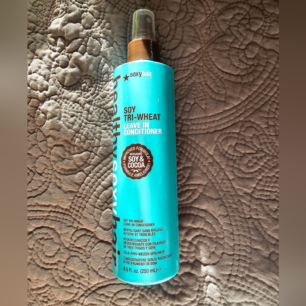 Healthy Sexy Hair Concepts  Soy-Tri-Wheat Leave In Conditioner 8.5  oz ORIGINAL